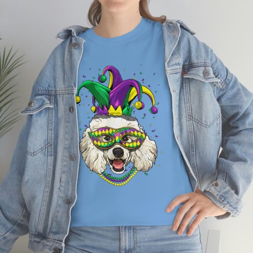 Mardi Gras Dog Carnival Poodle Jester Pet Dog Poodle Lover T-Shirt