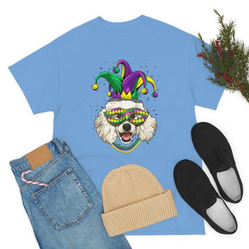 Mardi Gras Dog Carnival Poodle Jester Pet Dog Poodle Lover T-Shirt