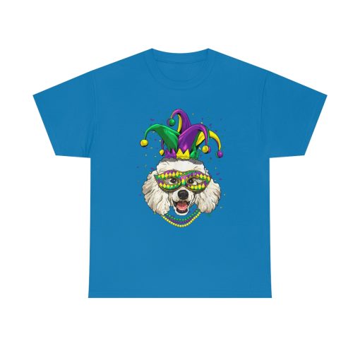 Mardi Gras Dog Carnival Poodle Jester Pet Dog Poodle Lover T-Shirt