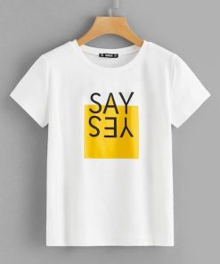 Search graphic T-Shirt Say Yes T-Shirt