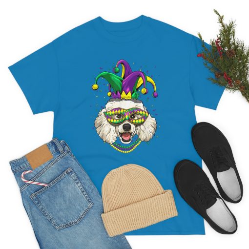 Mardi Gras Dog Carnival Poodle Jester Pet Dog Poodle Lover T-Shirt