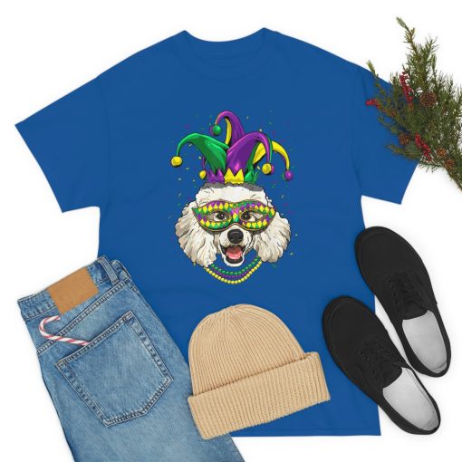 Mardi Gras Dog Carnival Poodle Jester Pet Dog Poodle Lover T-Shirt