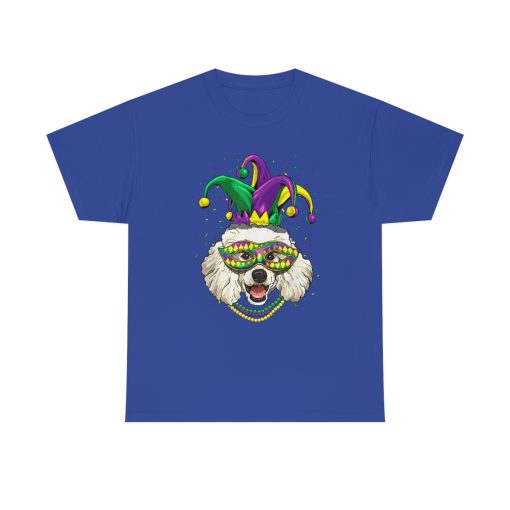 Mardi Gras Dog Carnival Poodle Jester Pet Dog Poodle Lover T-Shirt