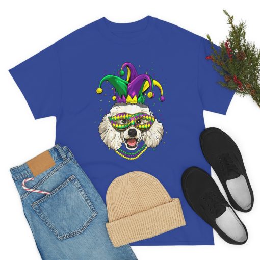 Mardi Gras Dog Carnival Poodle Jester Pet Dog Poodle Lover T-Shirt