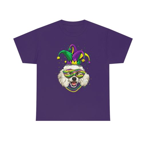 Mardi Gras Dog Carnival Poodle Jester Pet Dog Poodle Lover T-Shirt