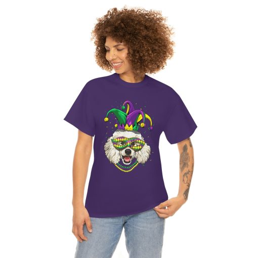 Mardi Gras Dog Carnival Poodle Jester Pet Dog Poodle Lover T-Shirt