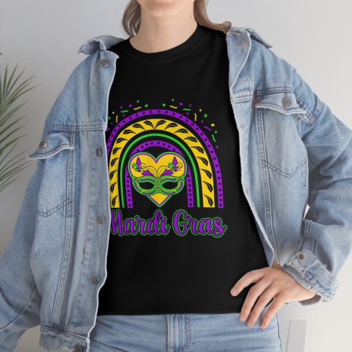 Mardi Gras Rainbow Mardi Gras Party Holiday Graphic T-Shirt