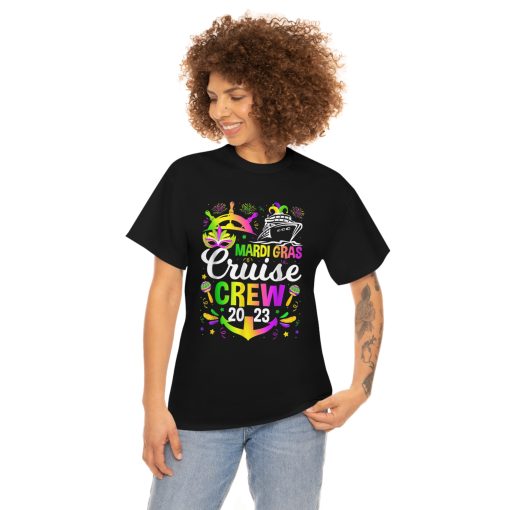 Mardi Gras Cruise Crew 2023 Cruising Funny Festival Party T-Shirt