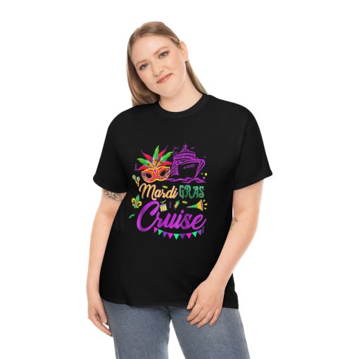 Mardi Gras Cruise Cruising Mask Cruise Ship Party Costume T-Shirt