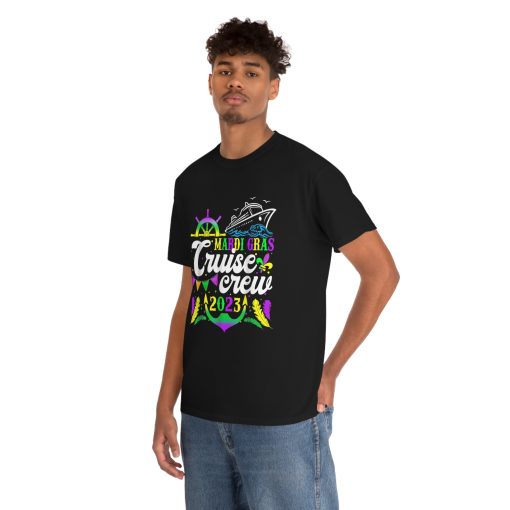 Mardi Gras Cruise Crew Cruising Mask Cruise Party Family T-Shirt