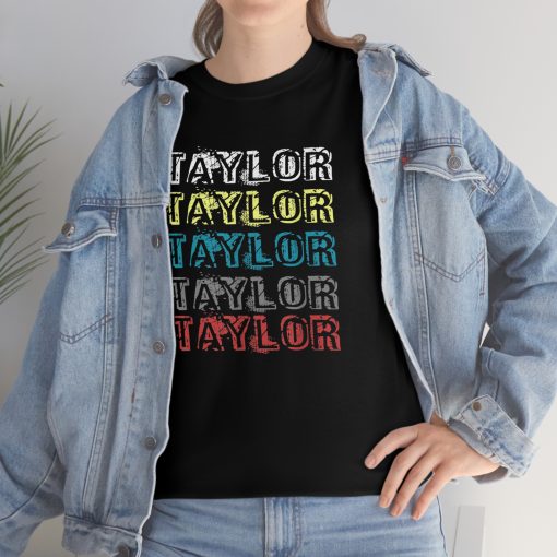 Sweat Heart TAYLOR Love Retro Design Funny Boys Girls Gift T-Shirt