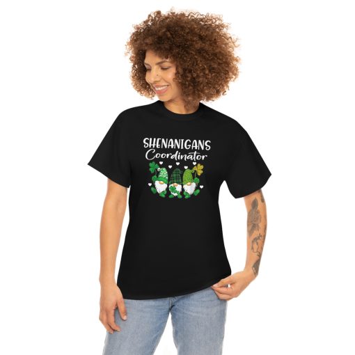 Shenanigans Coordinator St Patricks Day Gnomes Green Proud T-Shirt