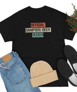 Classic Vintage Shirt Family Saying Official Campsite…