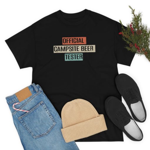 Classic Vintage Shirt Family Saying Official Campsite Beer T-Shirt