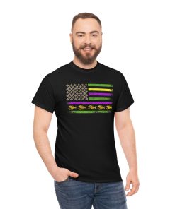 American Flag Mardi Gras T Shirt Mardi…