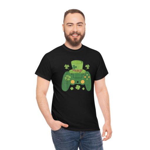 Video Game Controller Irish Gamer Boys Happy St Patricks Day T-Shirt