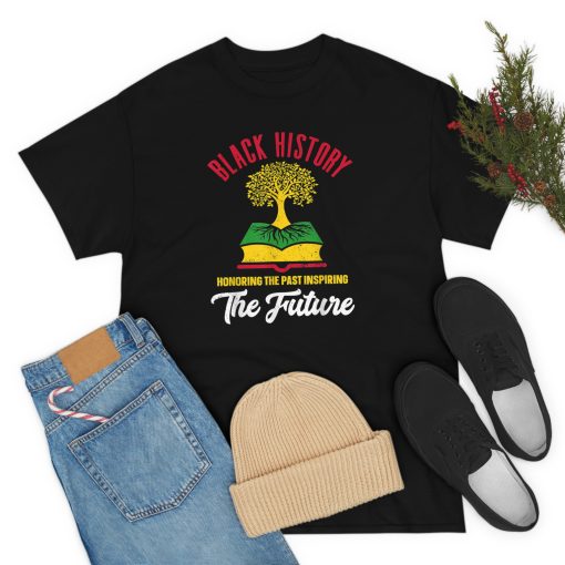 Honoring Past Inspiring Future Men Women Black History Month T-Shirt