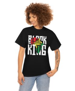 Black King T-Shirt for Boys Men History…