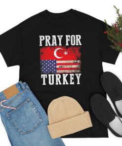 PRAY FOR TURKEY VINTAGE FLAG TURKEY Premium…