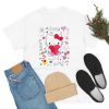 Disney Minnie Mouse Icon Pink Hearts Valentine’s Day T-Shirt, Black, Small