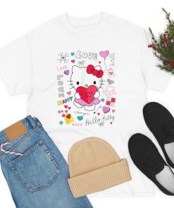 Hello Kitty Love Notes Valentine Tee Shirt