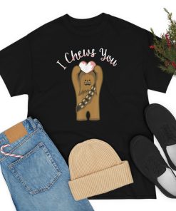 Valentines I Chews You Chewbacca Graphic T-Shirt