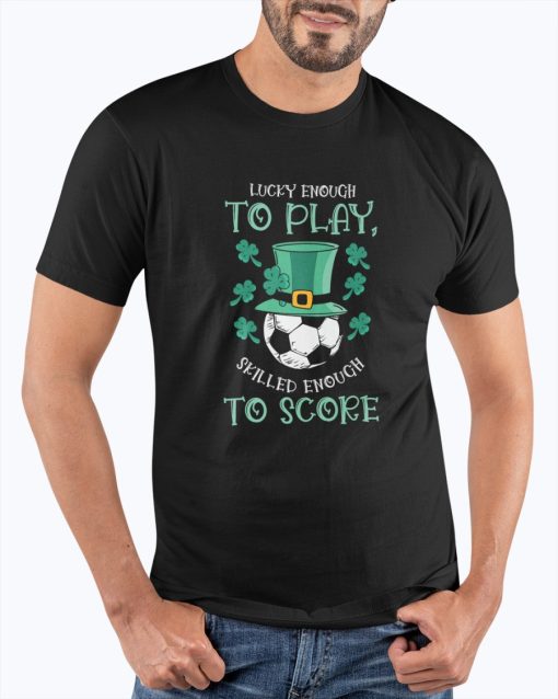 St. Patrick’s Day Soccer Sport Shamrock Saint Paddy Premium T-Shirt