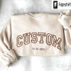 Custom Embroidered Crewneck // Personalized Pullover // Embroidery // Personalized Sweatshirt