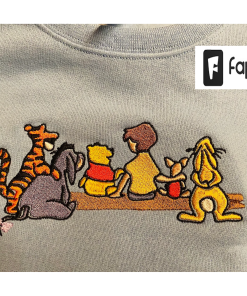 Winnie the Pooh and friends | Embroidered…