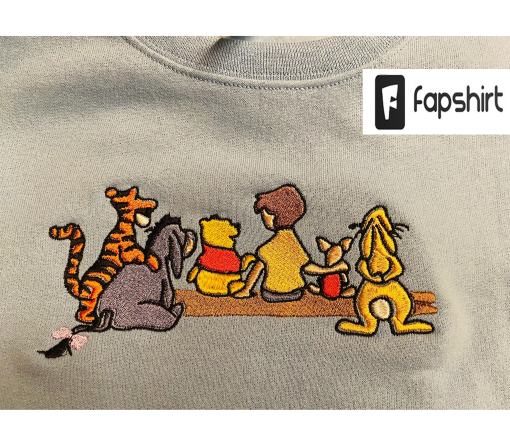 Winnie the Pooh and friends | Embroidered Sweatshirt