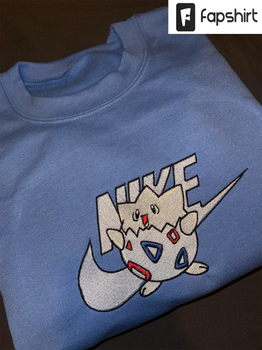 Embroidered Togepi Inspired Sweatshirt