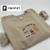 All I need is coffee and my dog sweatshirt embroidered best friends lover trendy design gift idea