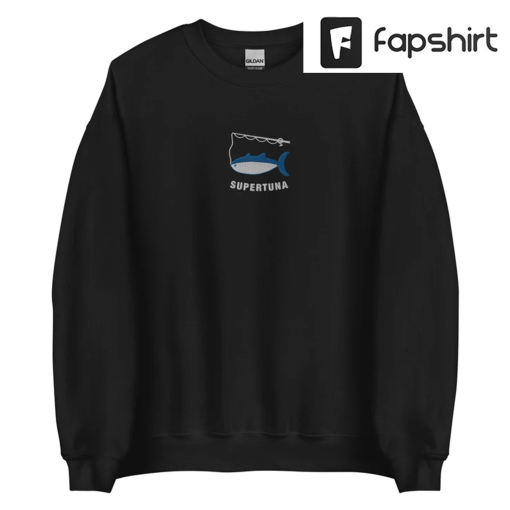 Embroidered Supertuna Unisex Sweatshirt, jin crewneck, seokjin sweater