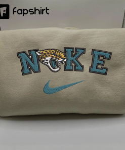 Inspired Jacksonville Jaguars Embroidered Crewneck, Jacksonville Jaguars…