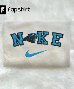 Inspired Carolina Panthers Football Embroidered Crewneck, NFL…