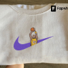 Cartoon Character Embroidered Shirt, Brand Embroidered Crewneck, Custom Brand Embroidered Sweatshirt, Best-selling Cartoon Embroidered Sweatshirt