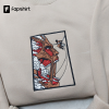 Anime Embroidered Sweatshirt, Anime Embroidered Crewneck, Custom Anime Embroidered Hoodie, Anime Gift, Embroidered Gift