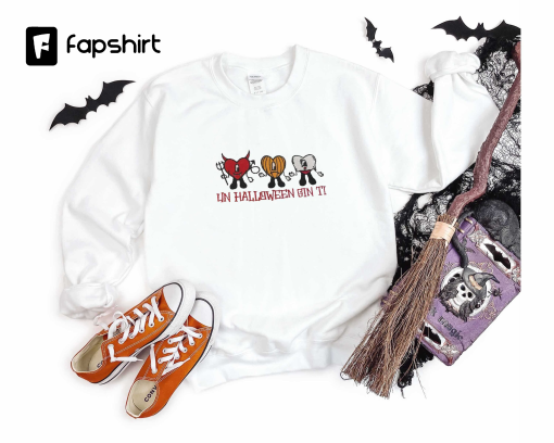 EMBROIDERED SHIRT, HALLOWEEN EMBROIDERED