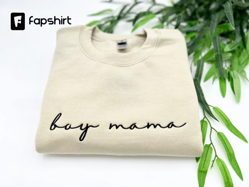 Boy Mama Embroidered Sweatshirt or Hoodie, Mom Life Sweatshirt, Mothers Day, Gift for Mom, Mommy Crewneck, Gender or Pregnancy Reveal Party