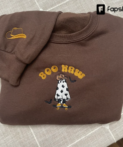 Boo Haw Embroidered Sweatshirt – October –…