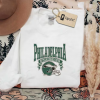 Football Embroidered Crewneck, Philadelphia Football Logo Embroidered Sweatshirt, Best USA Football Team Embroidered Sweatshirt