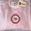 Valentine’s University Embroidered Sweatshirt Embroidered Crewneck Embroidered Sweater