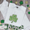 Custom Shamrock Embroidered Sweatshirt | March | St. Patrick’s Day