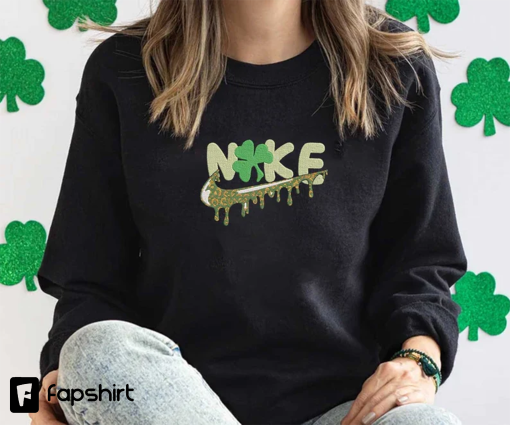 St.Patrick’s Day Embroidered Sweatshirt, Best St.Patrick’s Day Gift, Trending Embroidered Sweatshirt, St.Patrick’s Day Brand Embroidered