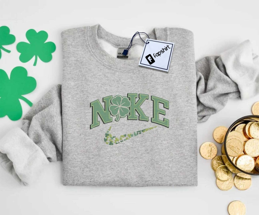 St.Patrick’s Day Embroidered Sweatshirt, Patrick Day Embroidered Sweatshirt, St.Patrick’s Day Brand Crewneck, St.Patrick’s Day Gift