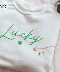 Embroidered Sweatshirt, St. Patrick’s Day Sweatshirt, Embroidered…