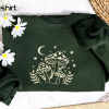 Round neck sunflower embroidered sweatshirt, embroidered sweatshirt vintage, sweatshirt women’s trend, anniversary gift