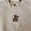 Embroidered Cow Sweatshirt