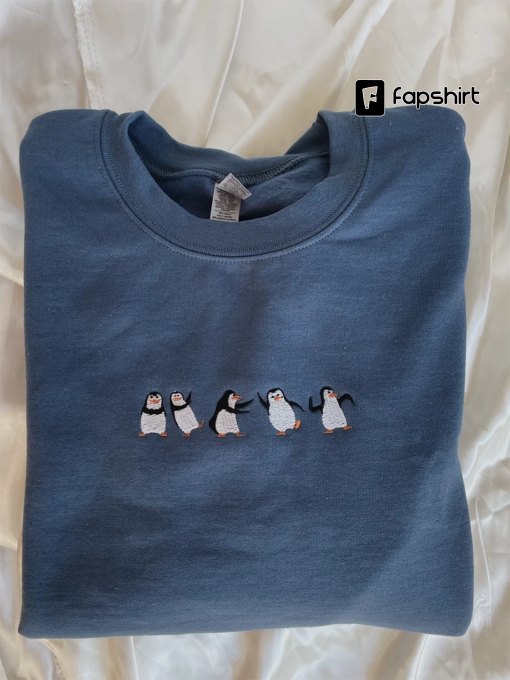 Embroidered Penguin Sweatshirt