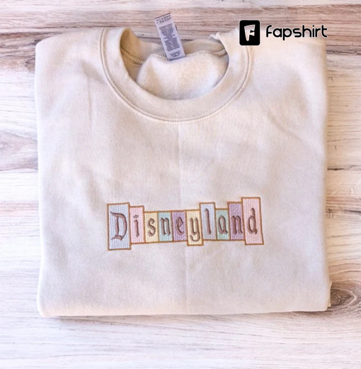 Disneyland Sweatshirt, Magical Sweatshirt, Disneyland Shirt, Embroidered Sweatshirt, Custom Crewneck, Disney Trip Crewneck, Disney Crewneck